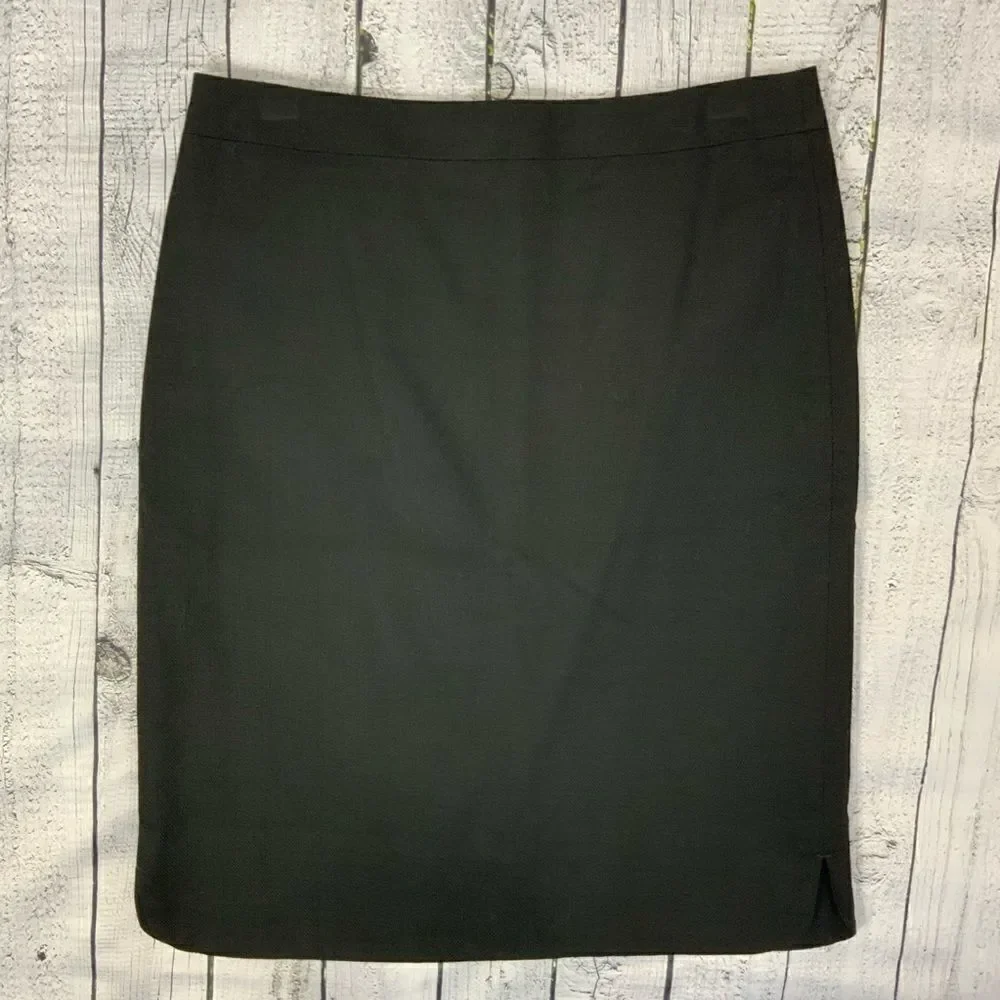 ANN TAYLOR Black Pencil Skirt